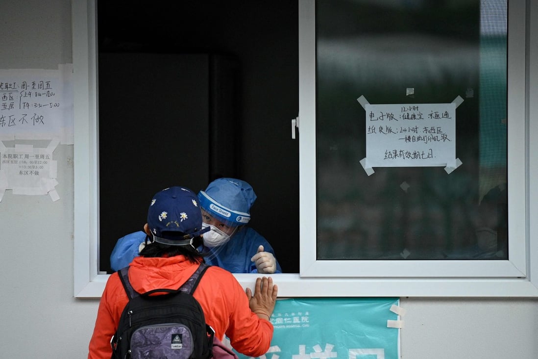 Local authorities are using every tool available to them to meet Beijing’s zero Covid-19 policy. Photo: AFP