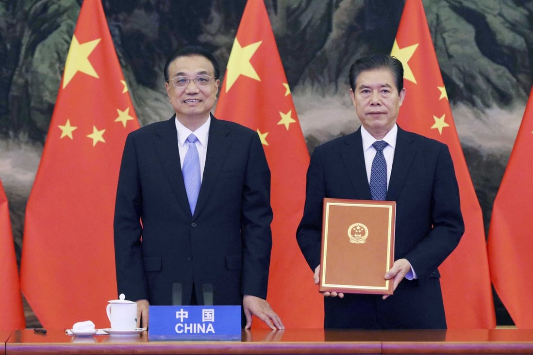 The Regional Comprehensive Economic Partnership (RCEP) trade agreement was signed in November last year. Photo: Xinhua