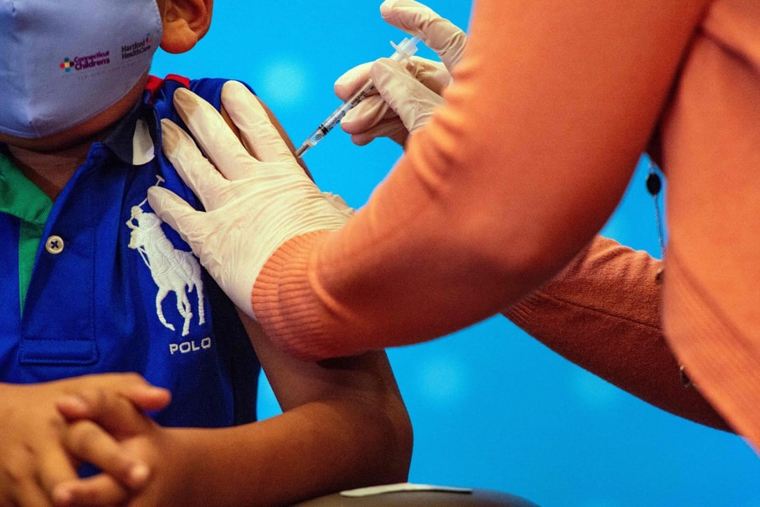 Younger children across the US are now eligible to receive Pfizer’s Covid-19 vaccine. Photo: AFP