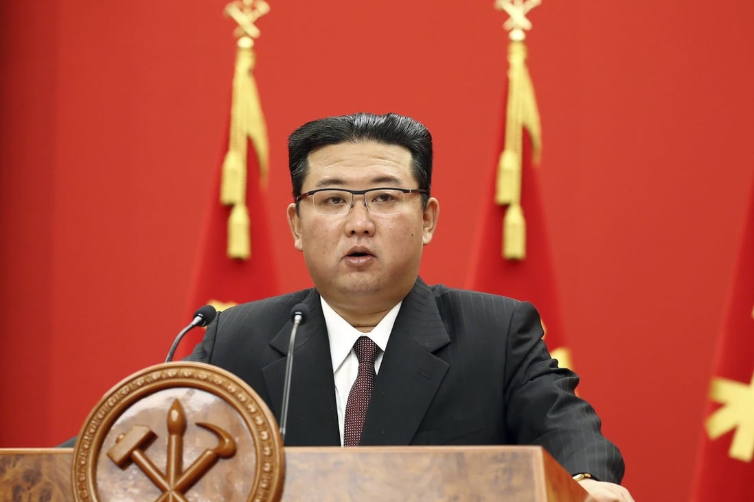 North Korean leader Kim Jong-un delivers a speech during an event to celebrate the 76th anniversary of the country's Workers' Party in Pyongyang on October 23. Photo: AP