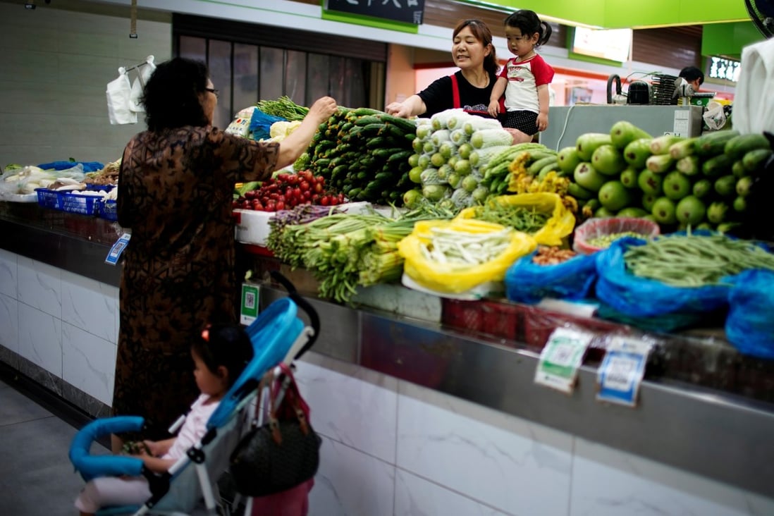 Chinese consumers are stocking up on food and other supplies ahead of winter. Photo: Reuters