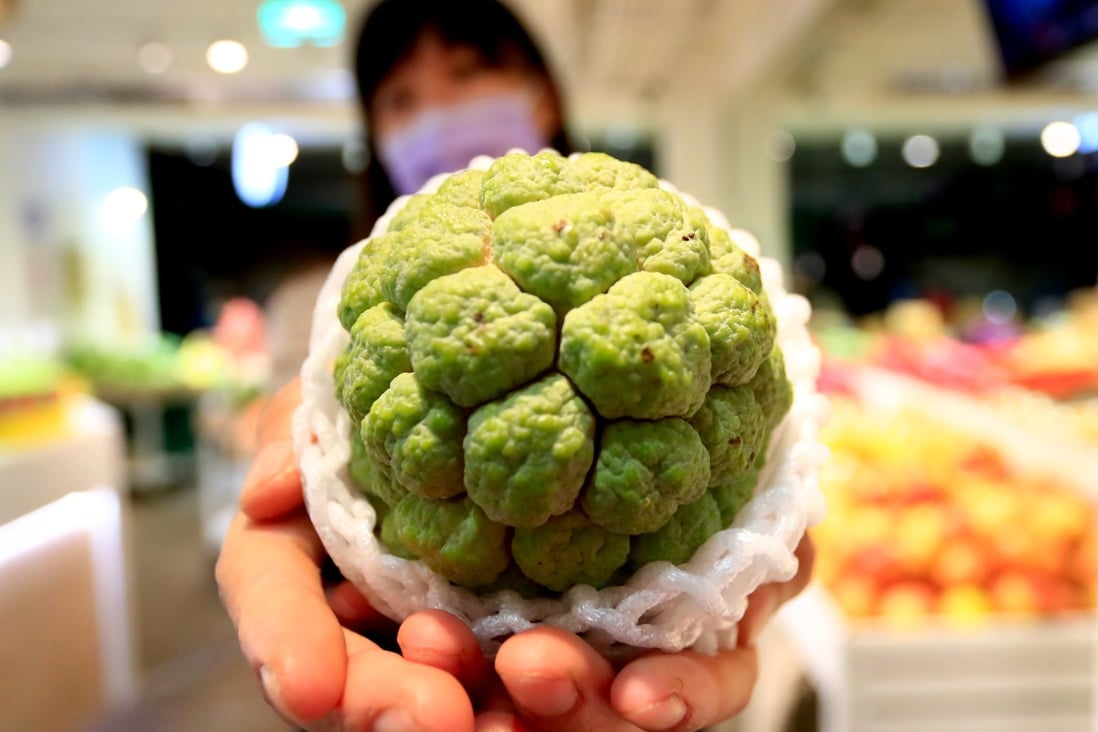 China has banned imports of both Taiwanese sugar apples (pictured) and wax apples. Photo: Getty Images