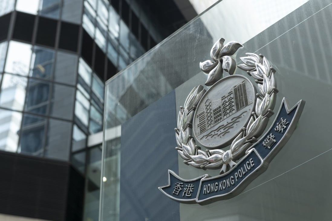 Hong Kong police have arrested four people on suspicion of conspiracy to commit criminal intimidation. Photo: Warton Li