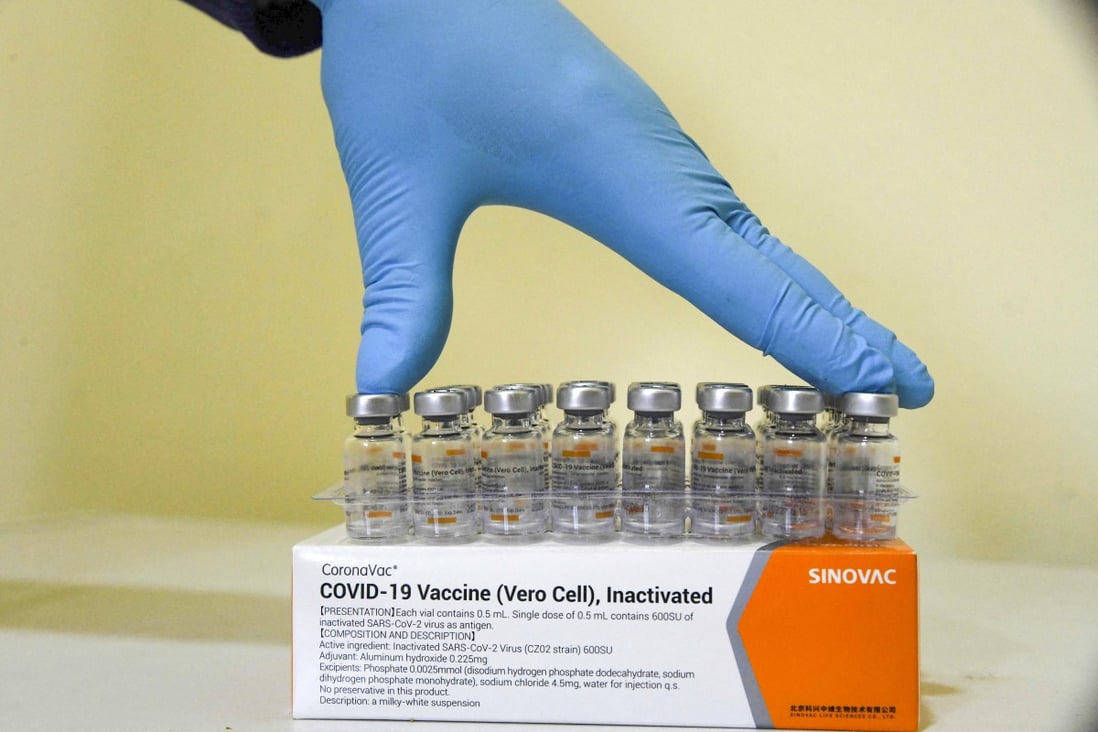 Sinovac says its Covid-19 vaccine has helped reduce the severity of the pandemic. Photo: AFP