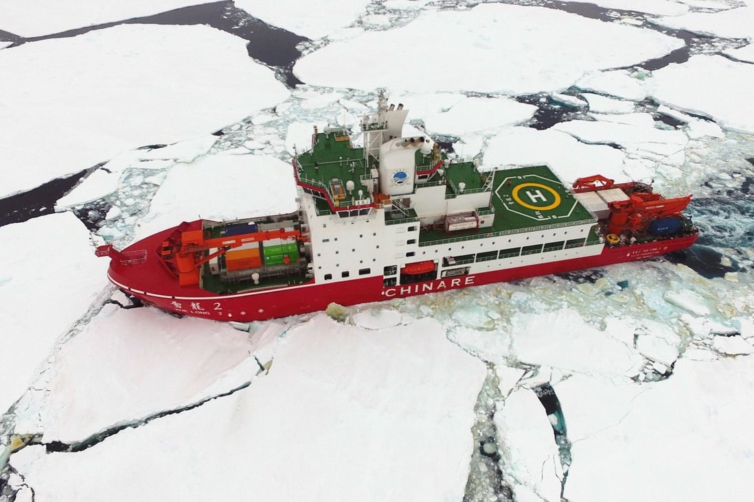 The Xuelong 2 is the most modern of China’s two icebreakers in operation. Photo: Xinhua
