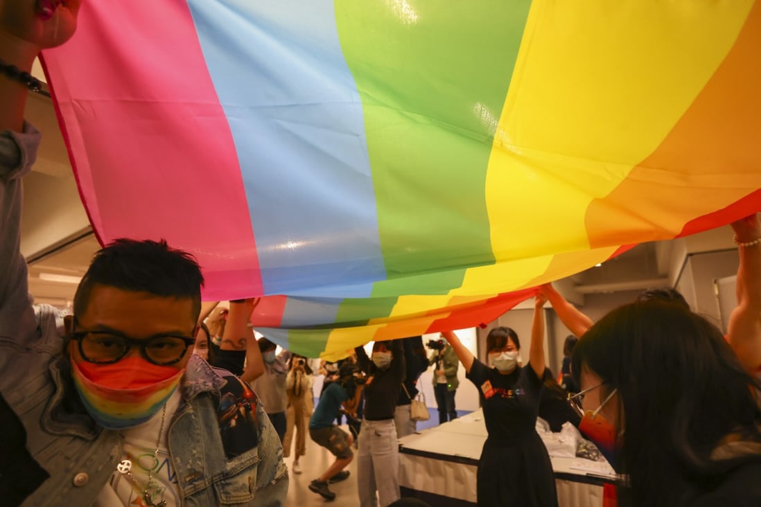 Hundreds turn out for Hong Kong pride event, as LGBT community and its