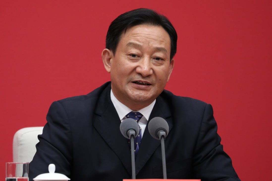 Jiang Jinquan praised the party for rejecting concepts such as constitutional democracy, a multiparty system and separation of powers. Photo: Simon Song