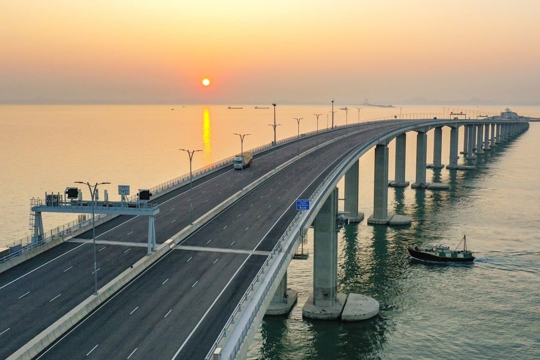 All motorists using the Hong Kong-Zhuhai-Macau Bridge need to purchase three insurance policies covering third-party liabilities for accidents in Hong Kong, Macau and the mainland, as of now. Photo: Winson Wong