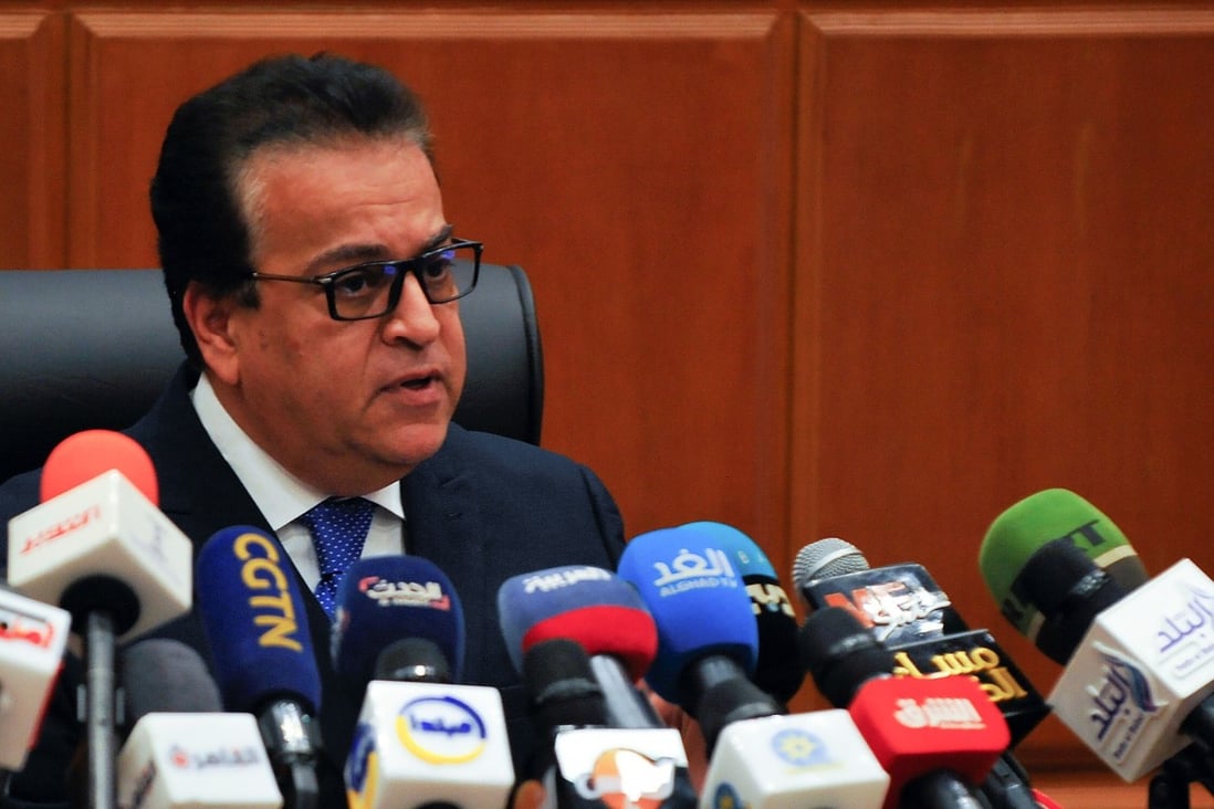 Egypt’s acting health minister Khaled Abdel Ghaffar. Photo: Reuters