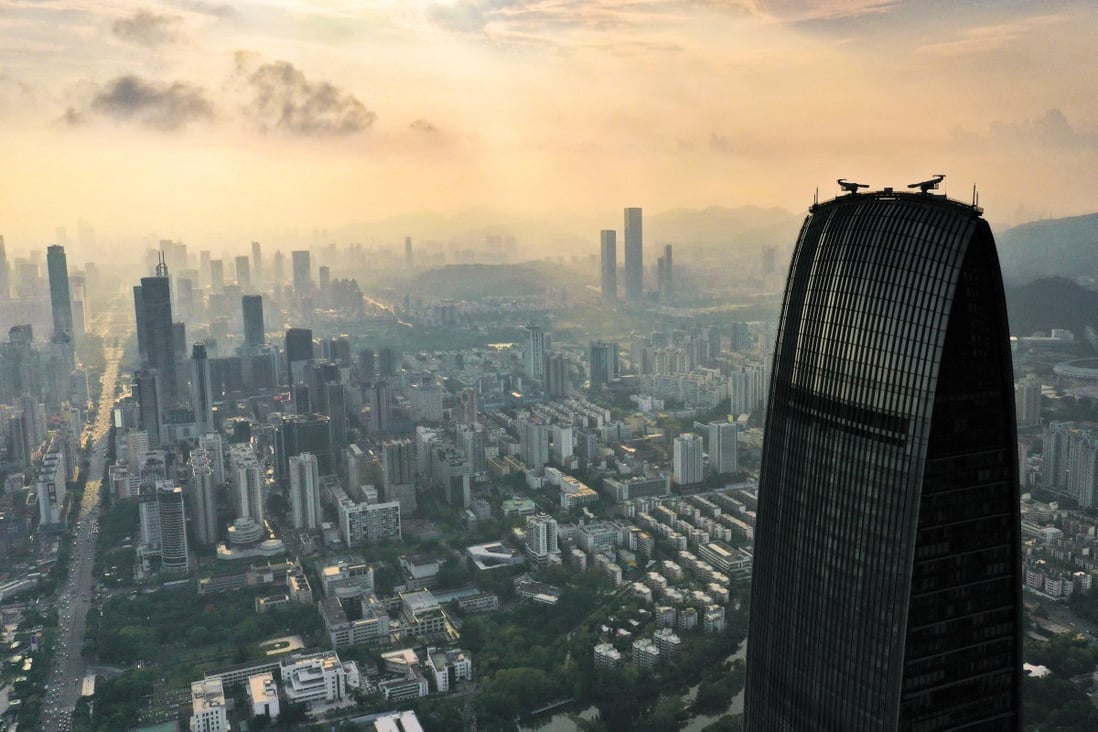 Shenzhen in the Greater Bay Area. The development zone presents several reasons for start-ups to be optimistic about their revenue growth, according to HKTDC’s Nicholas Kwan. Photo: Martin Chan