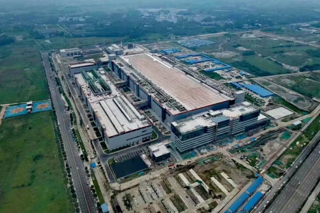 An aerial view of US semiconductor firm GlobalFoundries’ abandoned chip fabrication plant in Chengdu, capital of southwest Sichuan province. Photo: Weibo