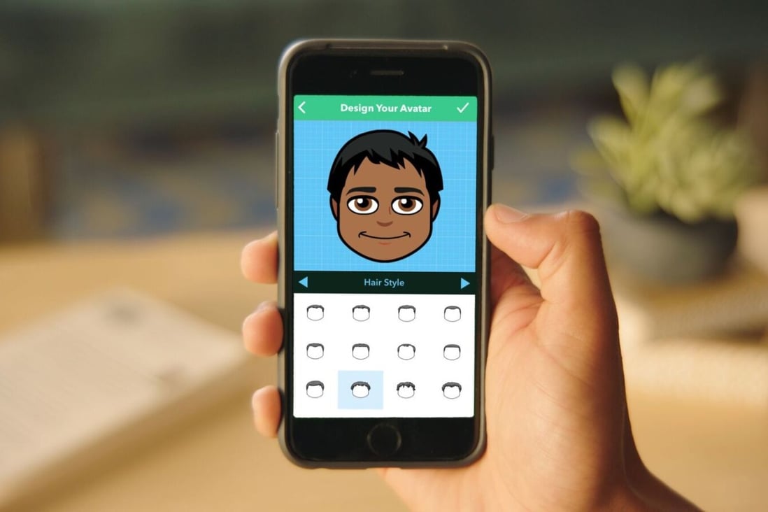 Snapchat Bitmoji allows you to create personalised emojis and send them over Snapchat. Photo: Bitmoji