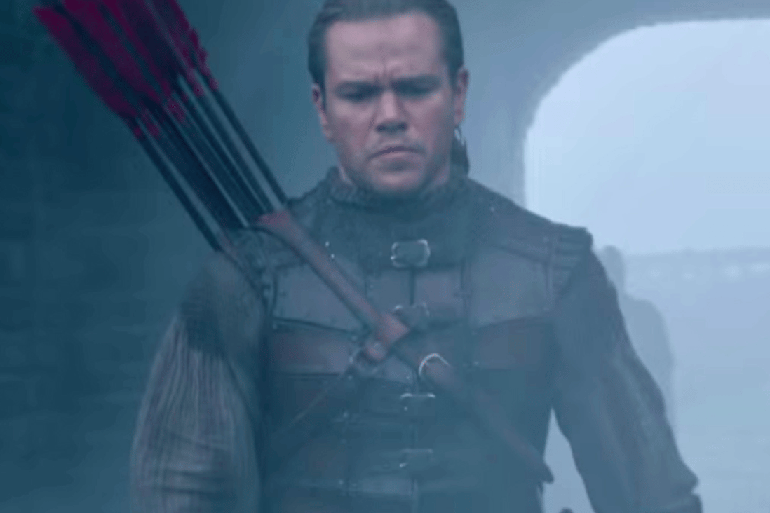 Matt Damon as a soldier in 'The Great Wall'. Photo: YouTube/Universal