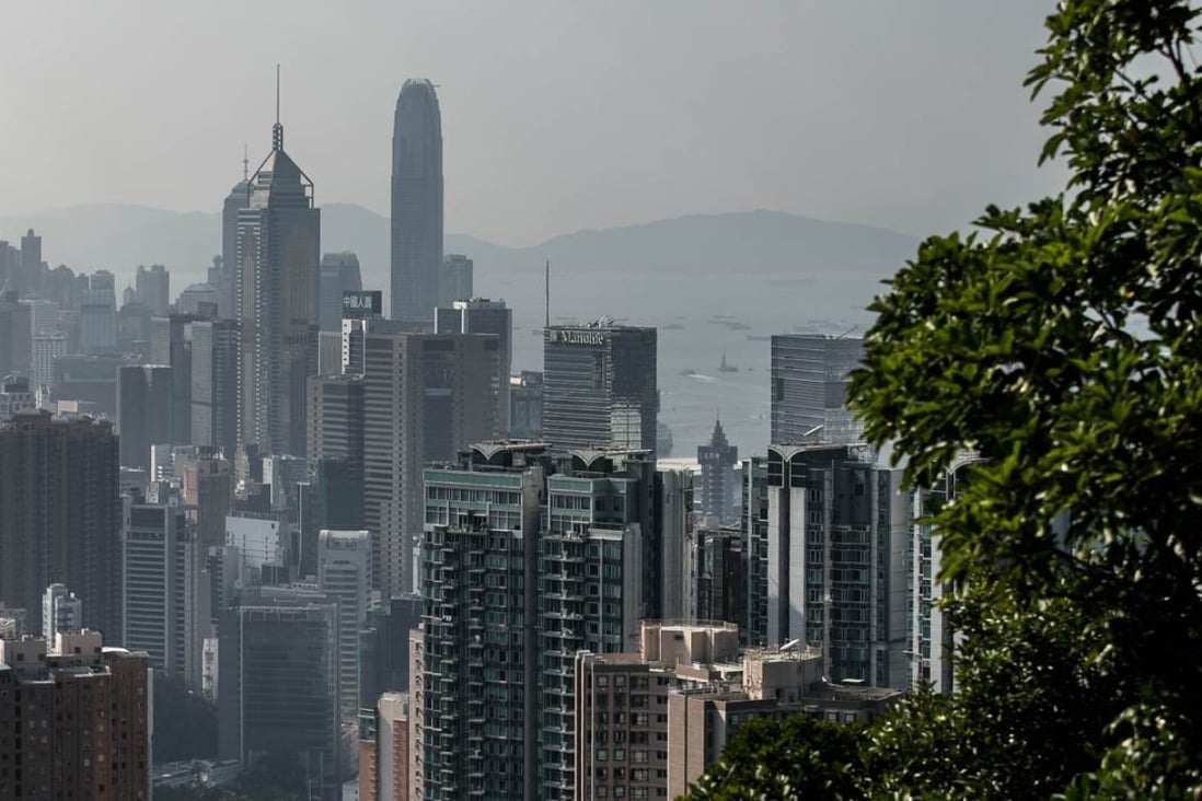 The iconic skyline of Hong Kong where mainland Chinese developers are challenging the traditional dominance of Hong Kong-based property giants. Photo: AFP