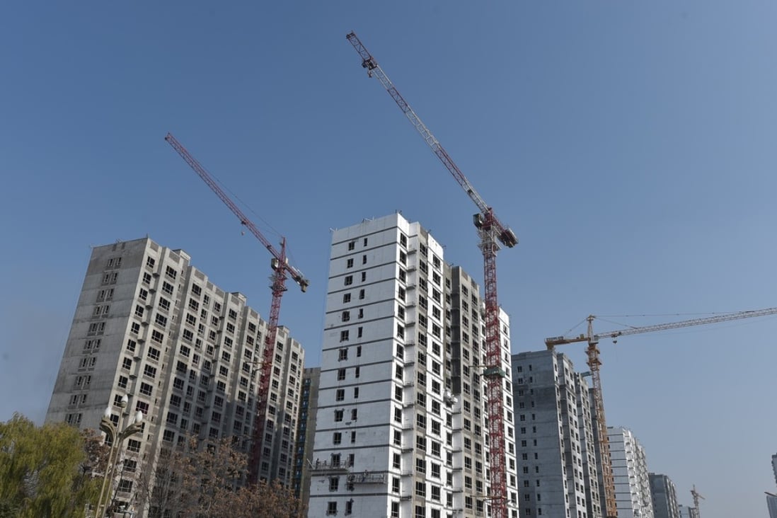 Residential buildings under construction in Yinchuan, capital of northwest China's Ningxia Hui Autonomous Region. Photo: Xinhua
