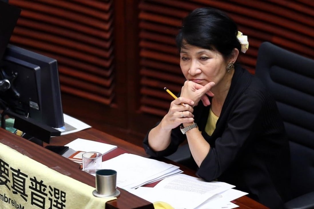 Lawmaker Claudia Mo of the pan-democratic Civic Party tabled the measure. Photo: SCMP Pictures