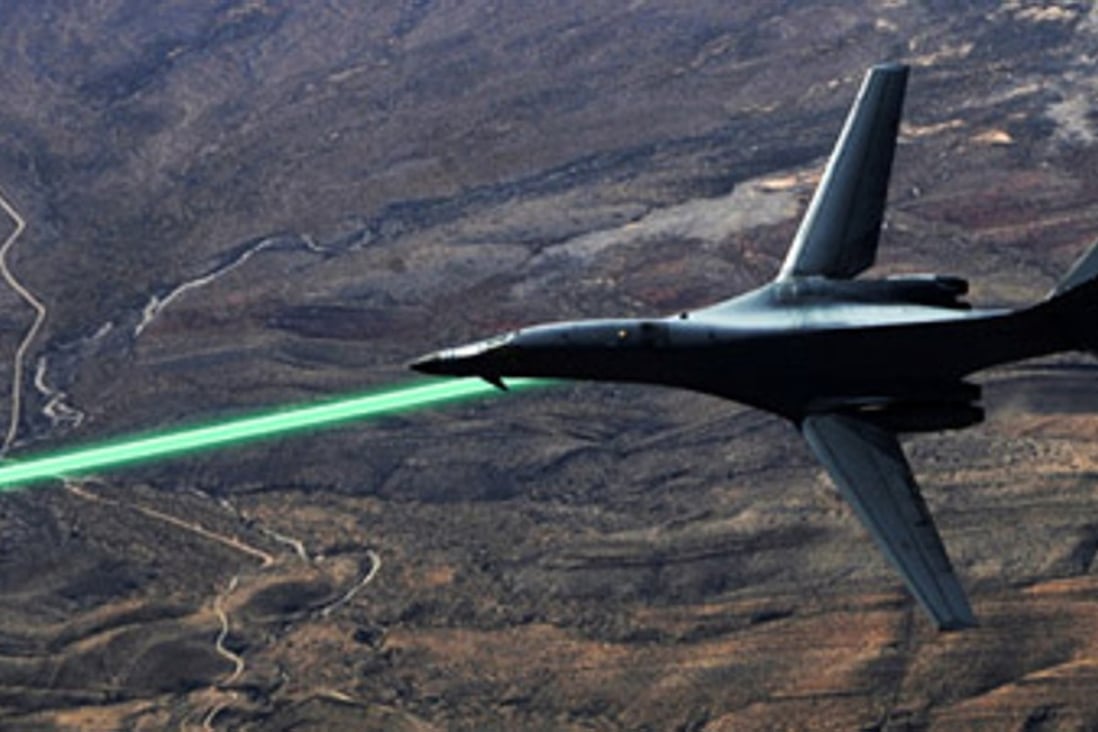 This file photo shows a US drone in action. Even though not intended for military use, the newly created laser beam in Shanghai could be used to blind or disable optical or electromagnetic sensors on enemy drones, aircrafts or warships, scientists claim. Photo: Darpa
