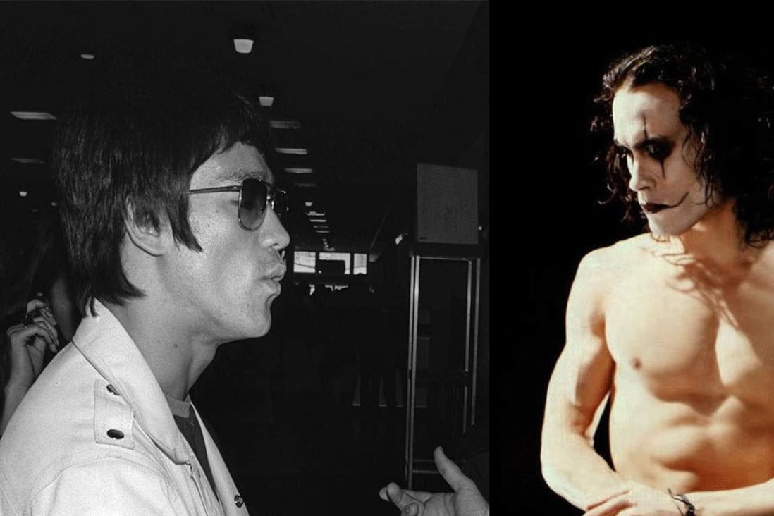Bruce Lee (left) and Brandon Lee. Photo: SCMP Pictures