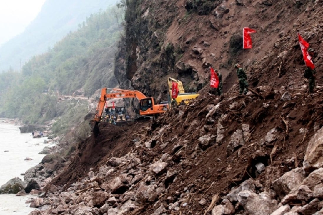 Another deadly earthquake hit Ya’an city in Sichuan province in April 2013, destroying homes, roads and lives and reviving the debate about reservoir-induced seismicity. But scientists now say there may be a silver lining to these ominous natural disasters. Photo: AFP
