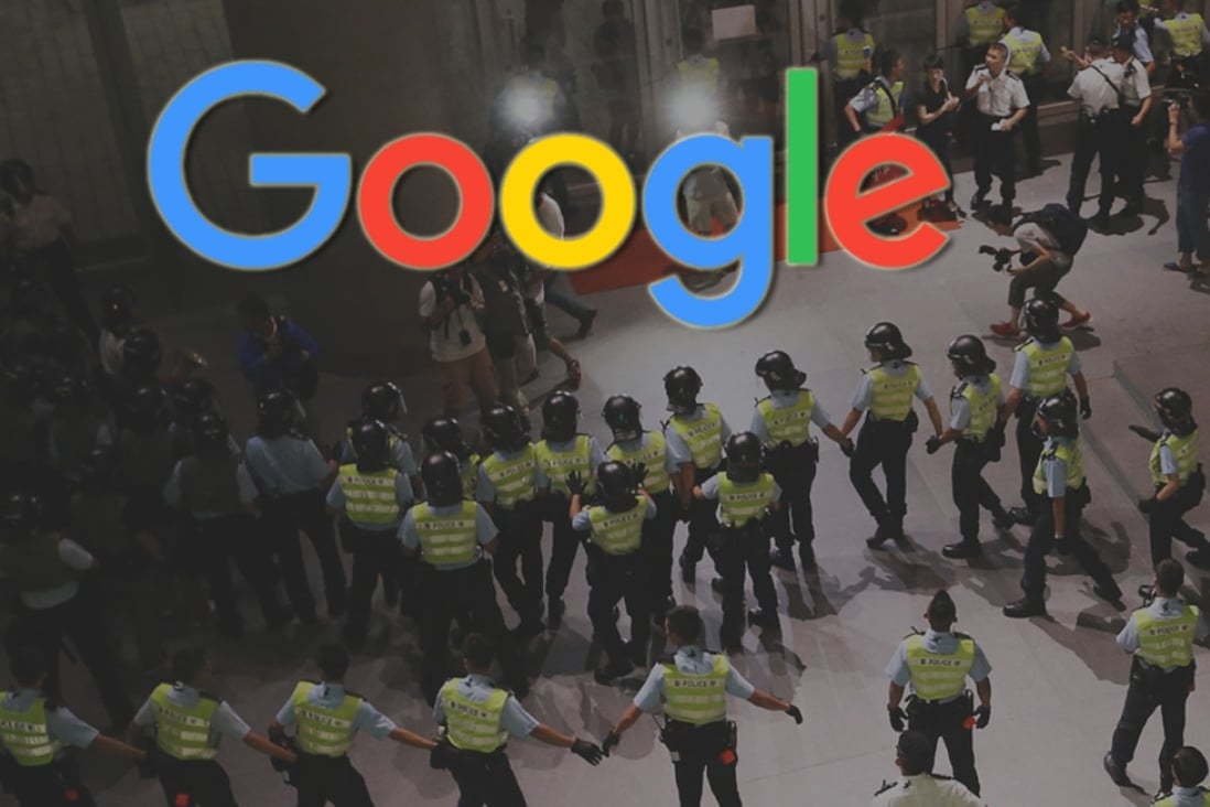 Google refused to remove a video showing Hong Kong police assaulting a detainee. Photo: SCMP Pictures