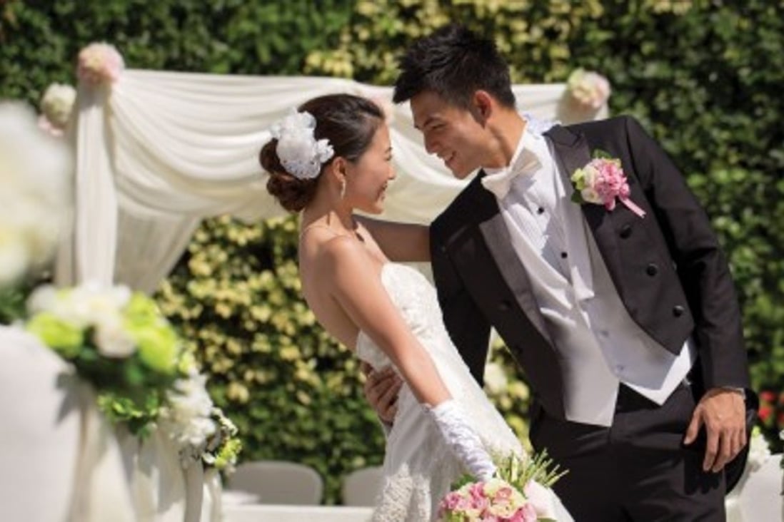 A file picture of a happy couple posing for their wedding photographs. Photo: SCMP Pictures