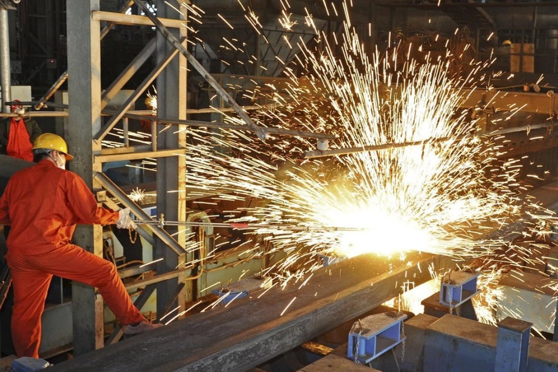The Chinese government hopes that lowering taxes on businesses will help to revive the economy by increasing output and employment. Photo: Reuters