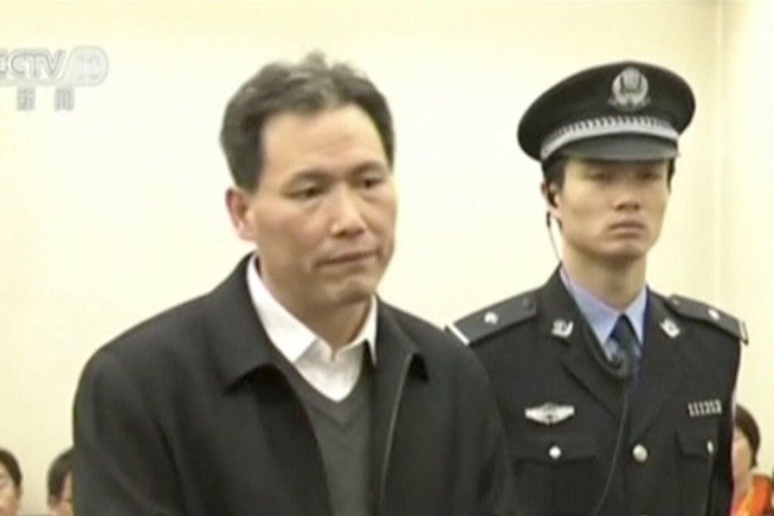 China’s human rights lawyer Pu Zhiqiang speaks at a court session in Beijing earlier this month. Photo: Reuters