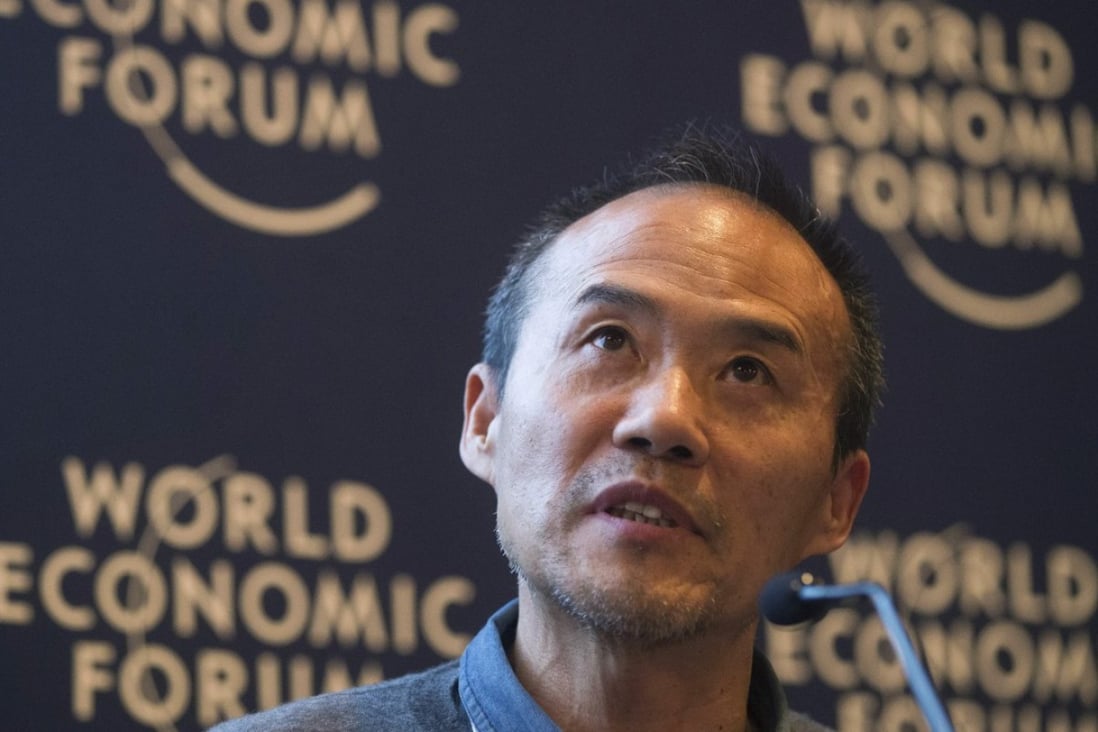 A file photo of China Vanke chairman Wang Shi speaking during the China's Growth Context session of the 43rd Annual Meeting of the World Economic Forum, WEF, in Davos, Switzerland in 2013. Photo: AP