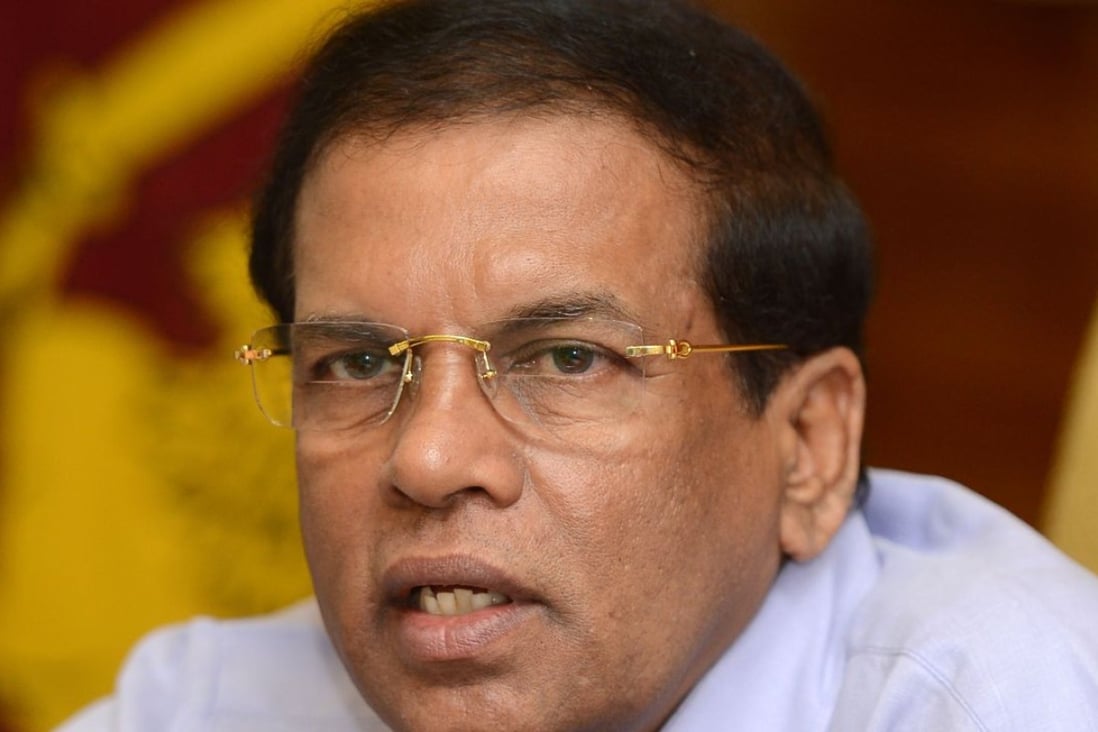 Sri Lankan President Maithripala Sirisena. Photo: AFP