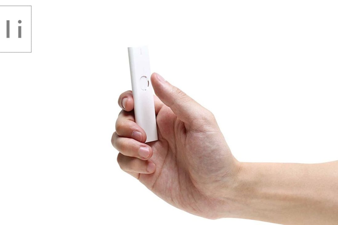 The device works for three languages but Logbar said it is looking to add Korean, Arabic and French. Photo: Handout