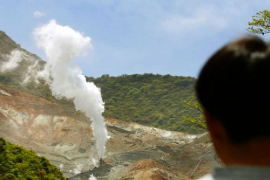 Hot springs such as this one at Mount Hakone in Japan are popular with tourists from Hong Kong. Photo: Kyodo