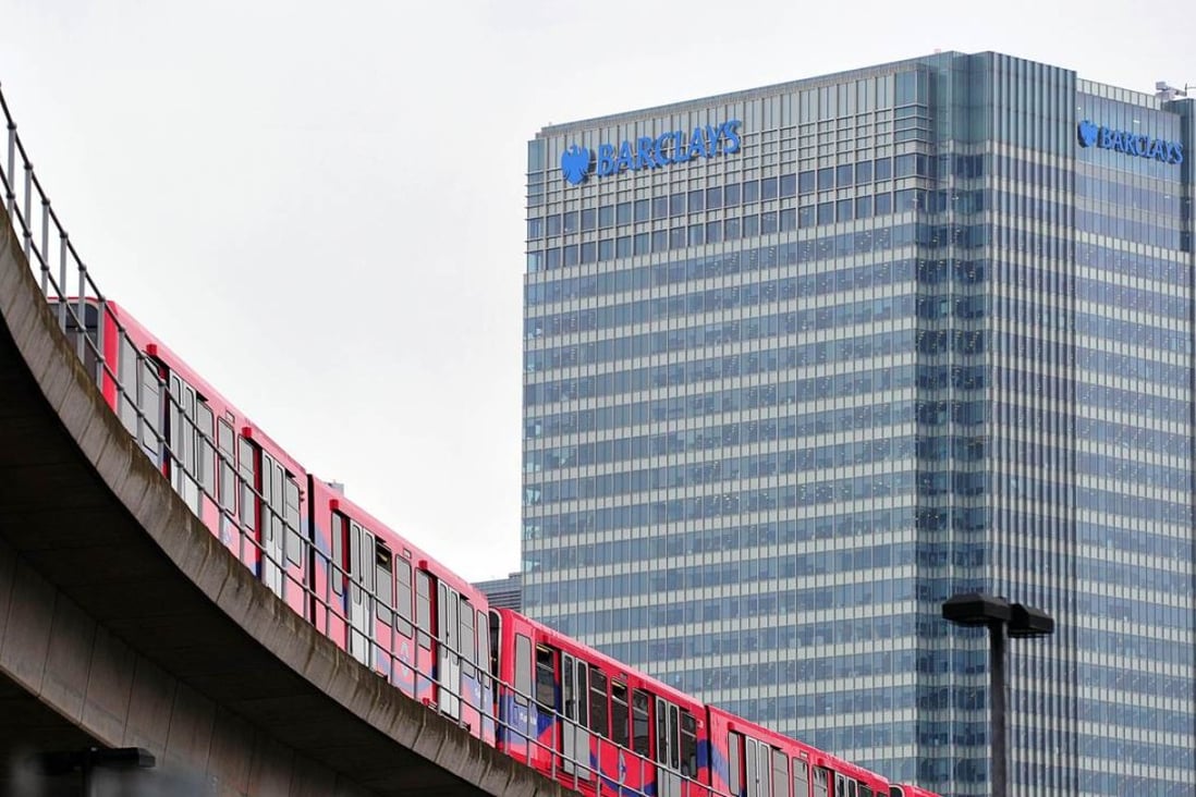The Barclays Bank headquarters in Canary Wharf, east London. Photo: AFP
