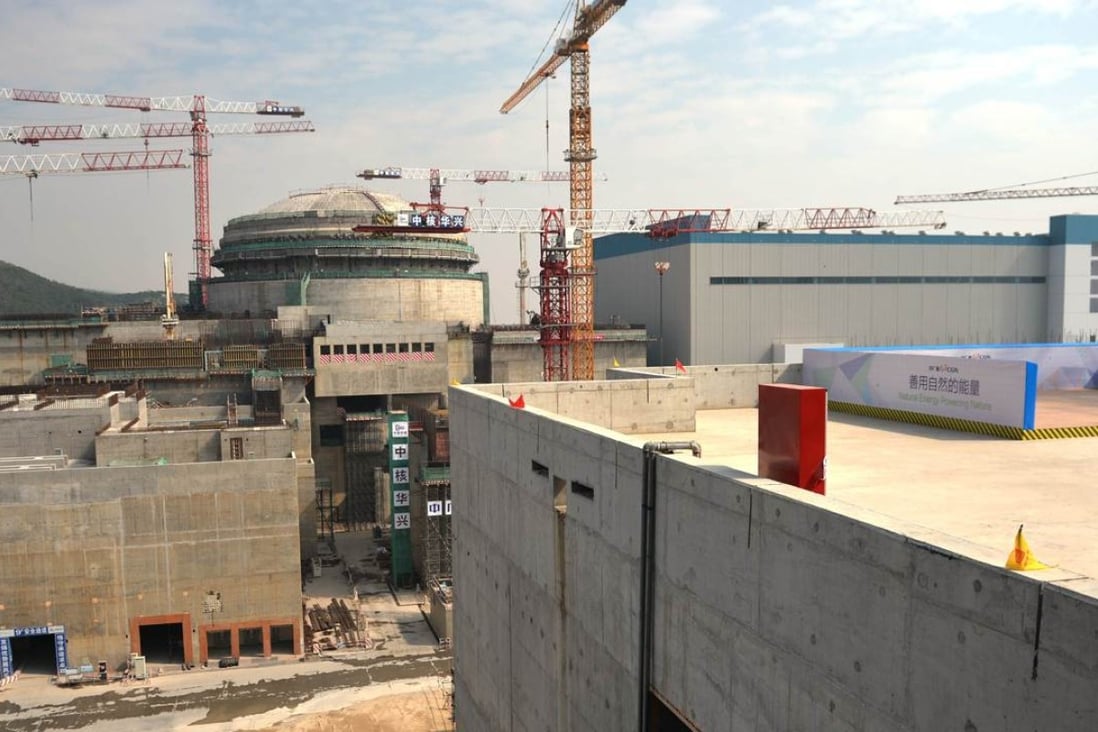 Work on two new reactors at the joint Sino-French Taishan Nuclear Power Station in Guangdong province has been halted over safety fears. File photo: AFP