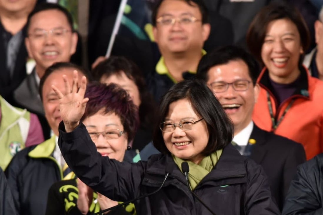 Beijing’s stance suggests it is unsure how to respond to the landslide election win of Taiwan’s president-elect Tsai Ing-wen, according to one analyst. Photo: AFP