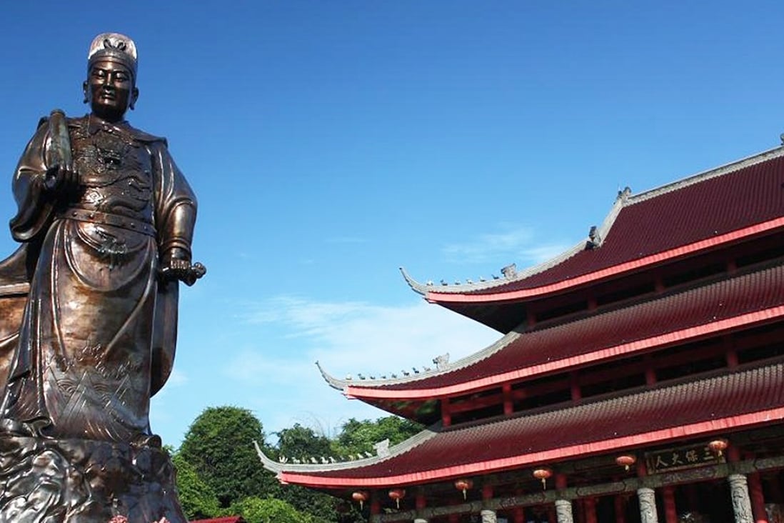 A statue of Admiral Zheng He in Indonesia. Beijing is now following in his footsteps. Photo: SCMP Pictures