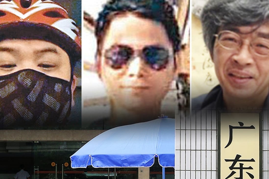 Guangdong police have confirmed that Lui Por, Cheung Chi-ping and Lam Wing-kee are being investigated in mainland China. Photos: SCMP Pictures, David Wong