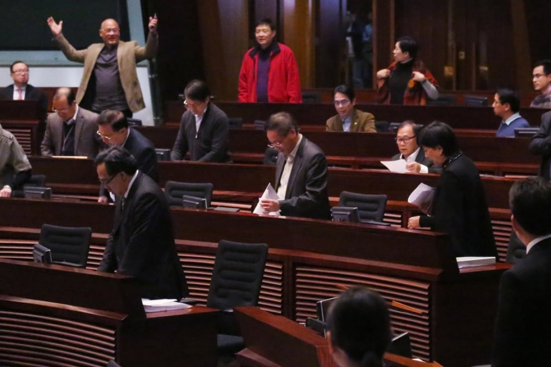 Cracks in the system – adjournments of meetings in the Legislative Council are a worrying sign. Photo: Nora Tam