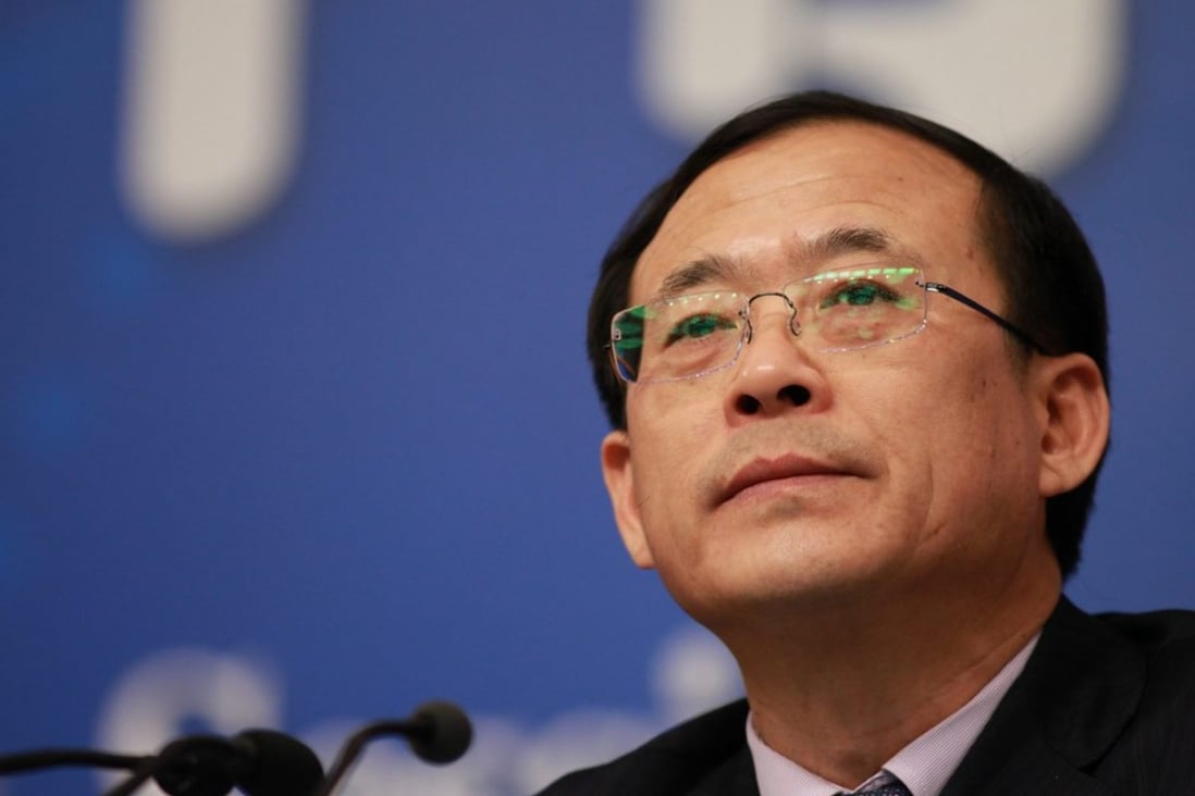 New CSRC chairman Liu Shiyu stressed the need to supervise the market and stop manipulation. Photo: EPA