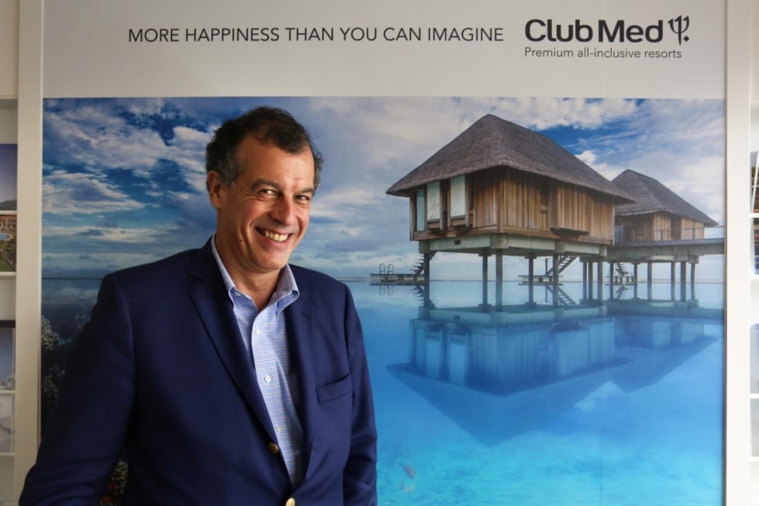 Club Med president Henri Giscard d'Estaing says the Chinese desire for holidays will only increase. Photo: Jonathan Wong