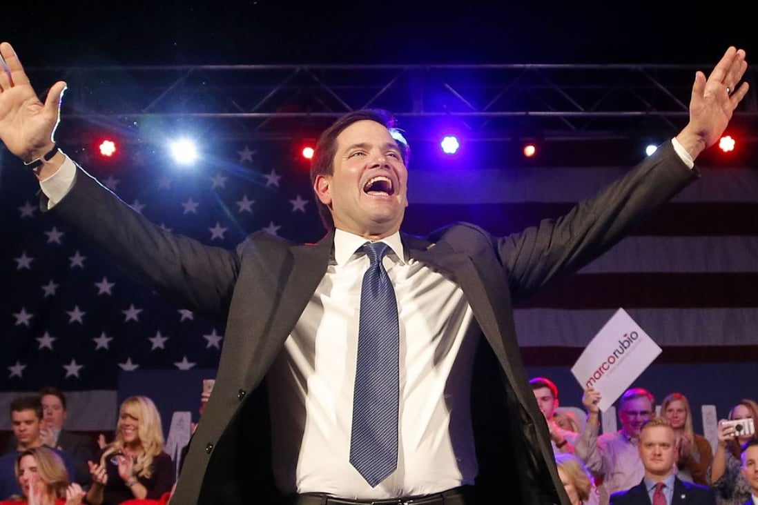 Republican presidential candidate Marco Rubio is likely to anger Beijing over his comments on Hong Kong. Photo; AP