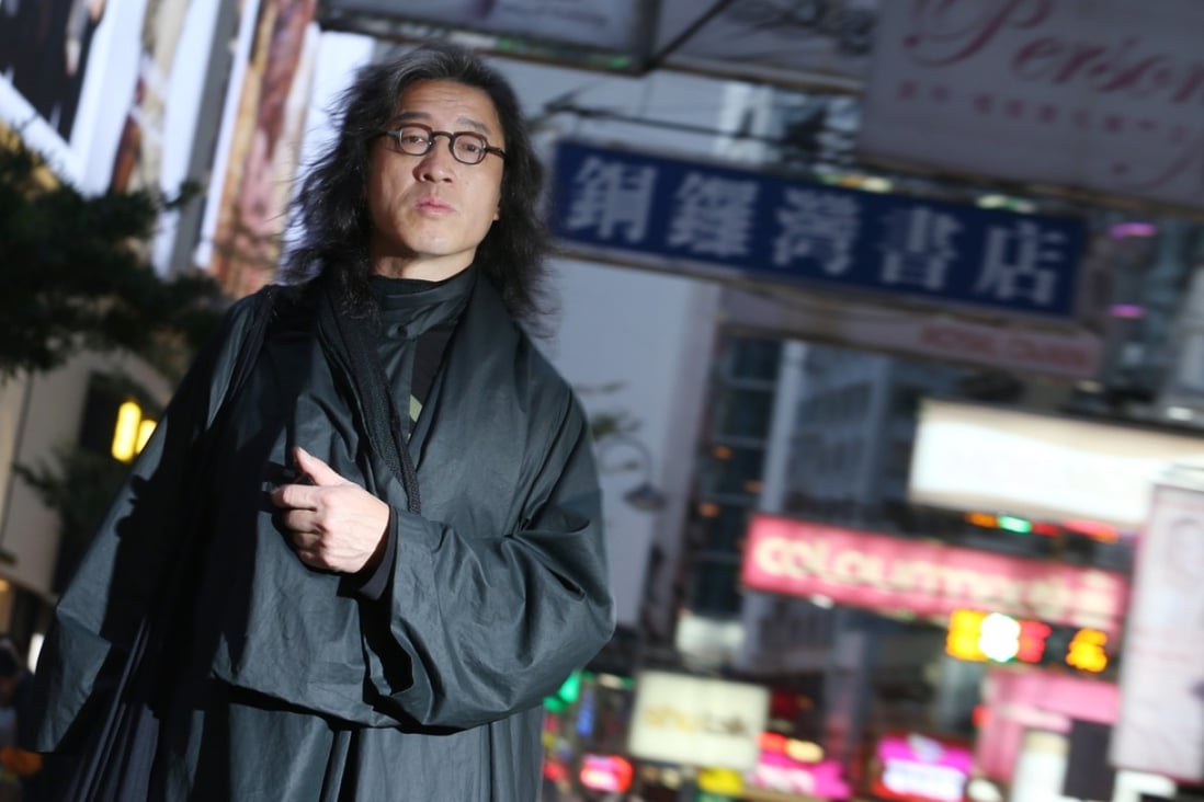 Bei Ling, friend of missing publisher Gui Minhai, outside Causeway Bay Books as he tries to piece together the booksellers’ disappearances. Photo: Felix Wong