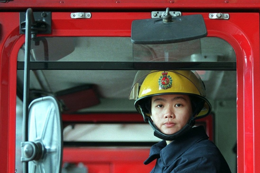 Anna Wu Lai-fong, Hong Kong’s highest-ranking woman firefighter. Photo: Jonathan Wong