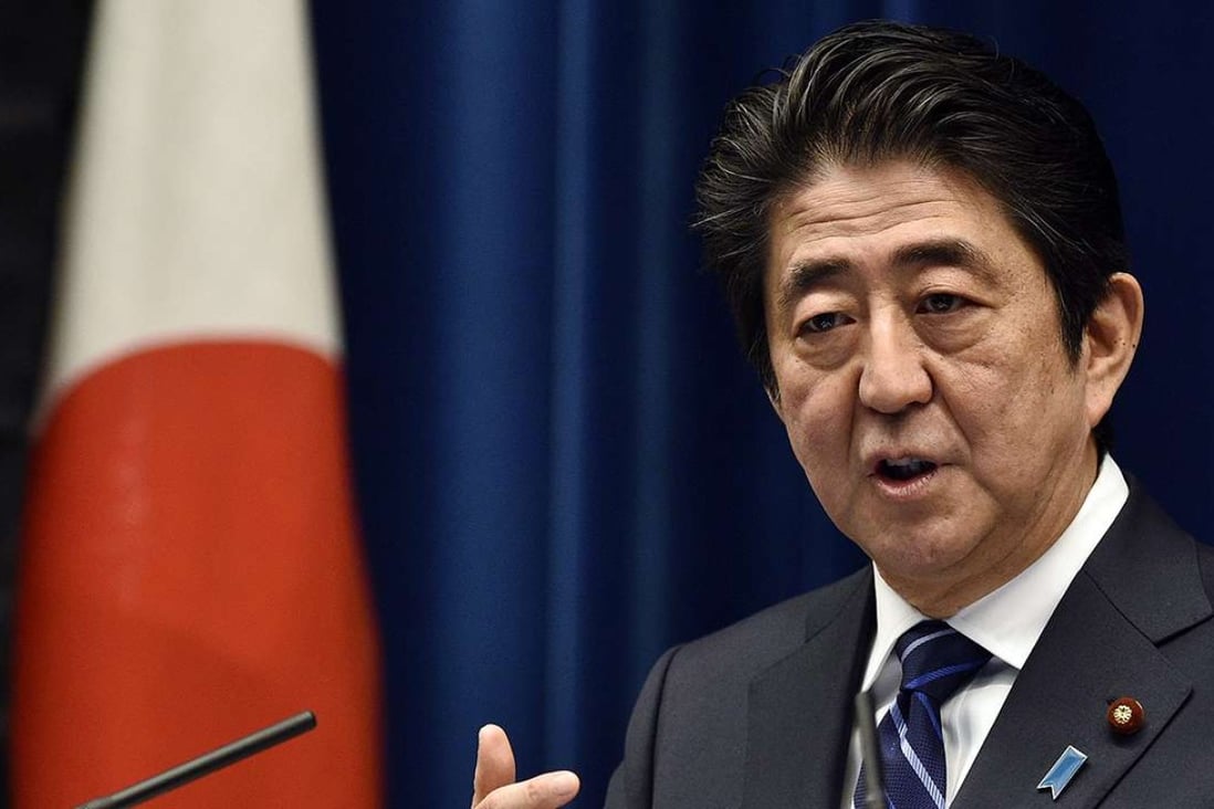 Japan’s Prime Minister Shinzo Abe. Photo: EPA