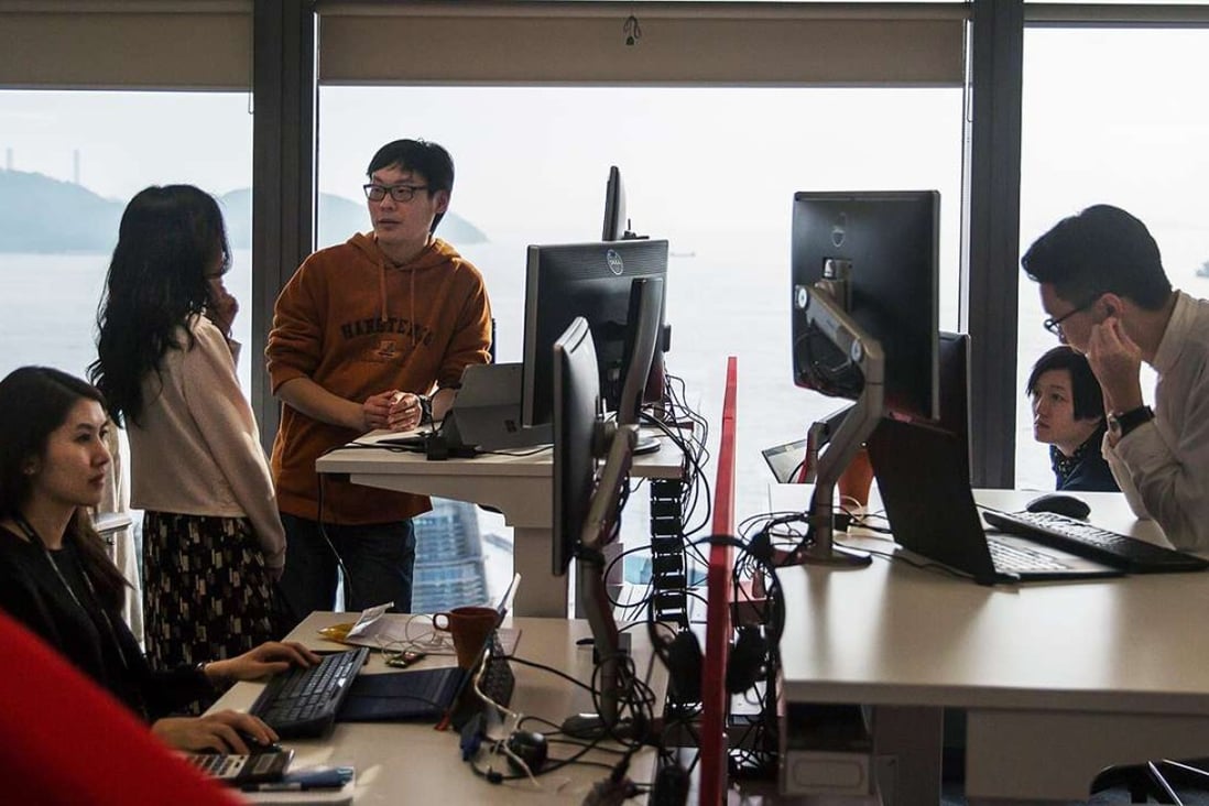 The survey found 44 per cent of all entrepreneurs in the city and the mainland were under the age of 35. Photo: Bloomberg