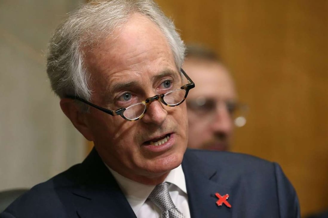 Senate Foreign Relations Committee chairman Bob Corker. Photo: AFP
