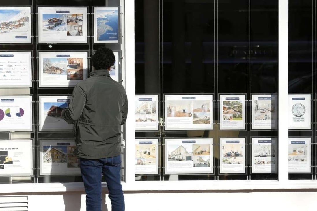 Average asking prices for UK homes increased 7.6 per cent in March compared with a year earlier, property-website Rightmove said. Photo: Bloomberg