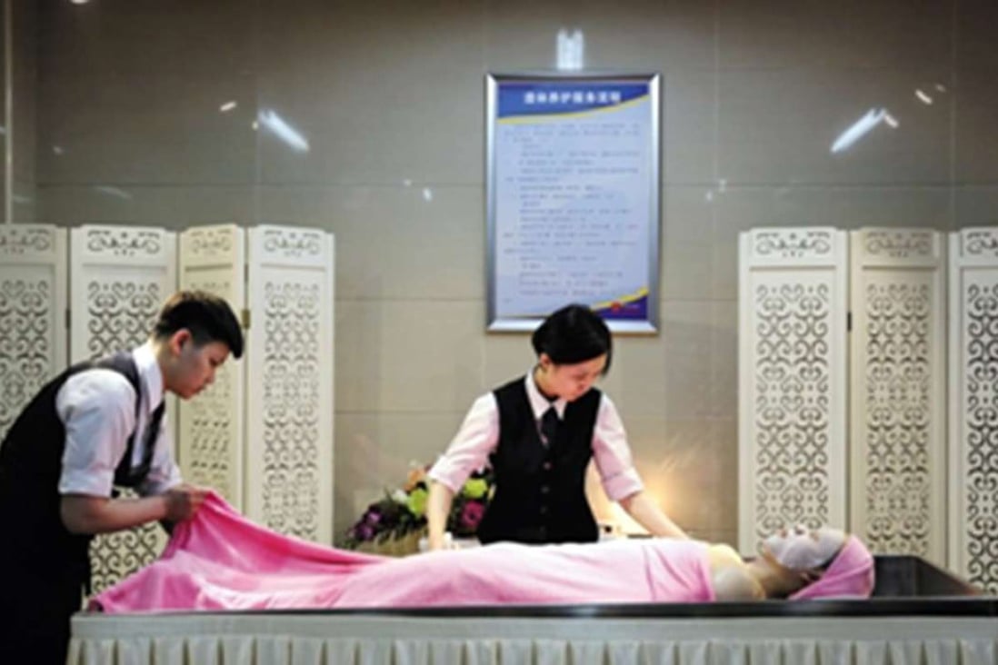Chinese funeral home offers ‘facials, spas, manicures for the dead