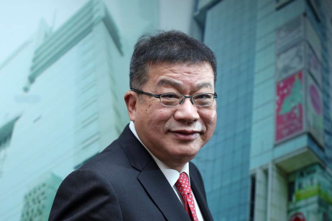Gale Well Group vice chairman and CEO Jacinto Tong outside The Sun’s Group Centre in Central. Photo: Nora Tam