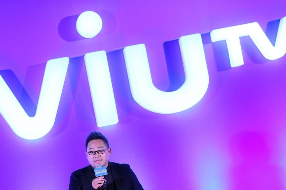 Viu TV general manager Lo Ting-fai at a media briefing for the broadcaster last month. Photo: K.Y. Cheng