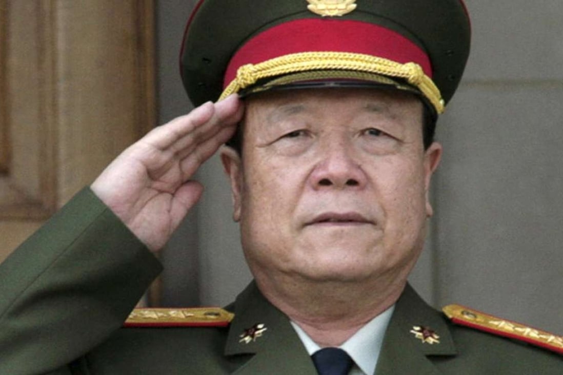 China's former top general Guo Boxiong, pictured at an official ceremony in 2006, is likely to be charged with accepting 80 million yuan in bribes. File photo: Reuters